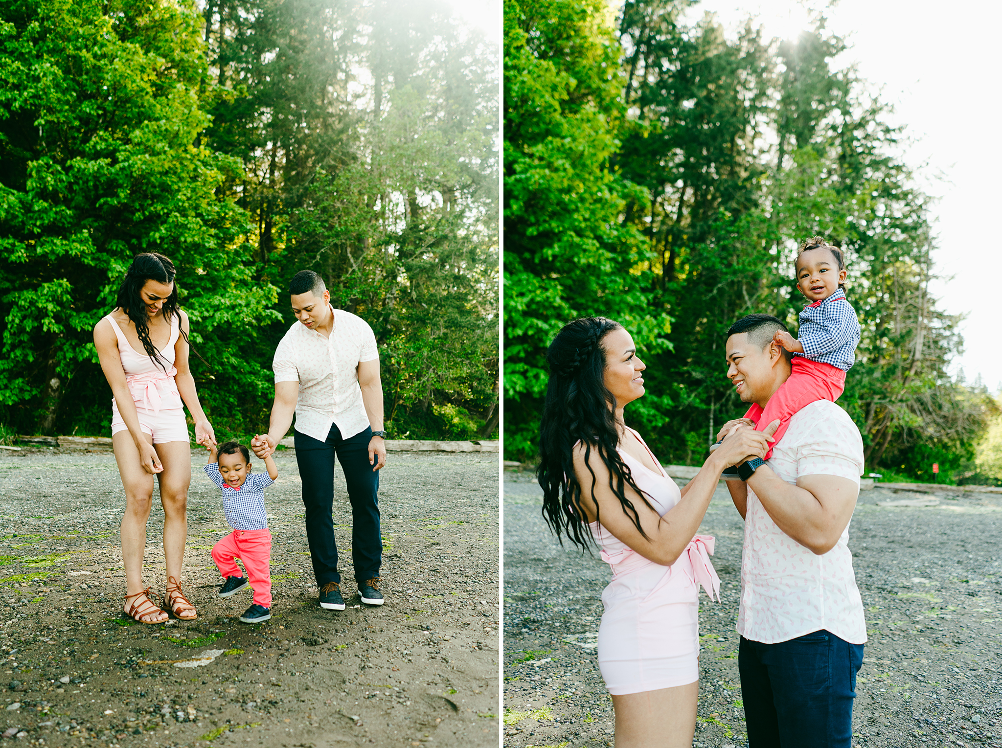 Family Portraits at Tolmie State Park