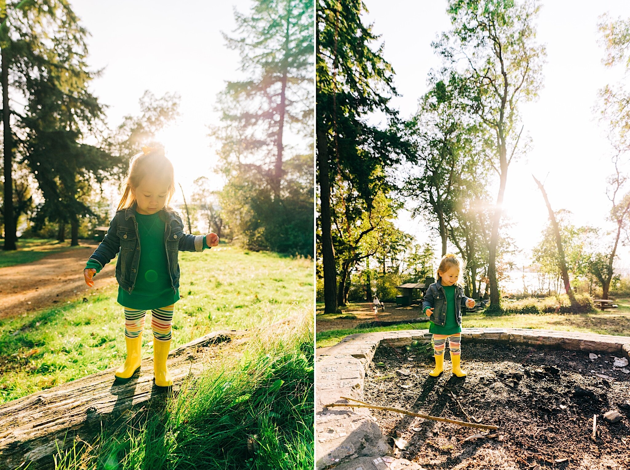 Family Photos at Discovery Park in Seattle