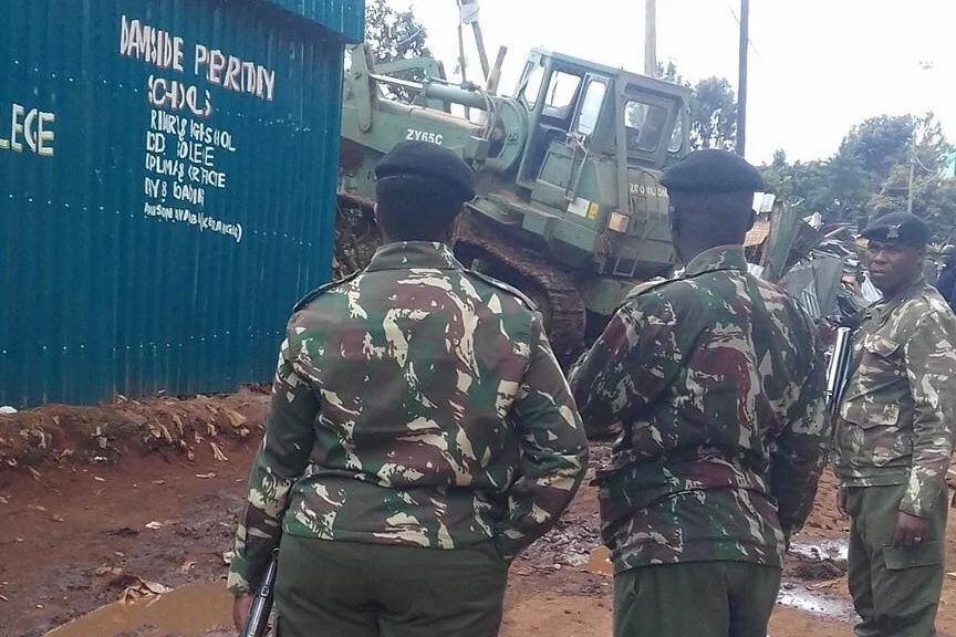 Demolition of Damside
