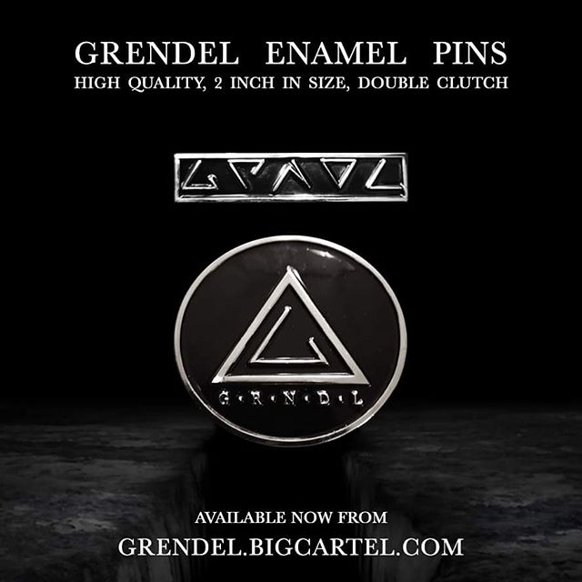 Available now from Grendel.BigCartel.com - Gorgeous, high quality enamel pins