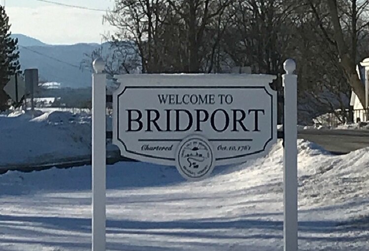 Welcome to Bridport w mountains Large Sign.jpg