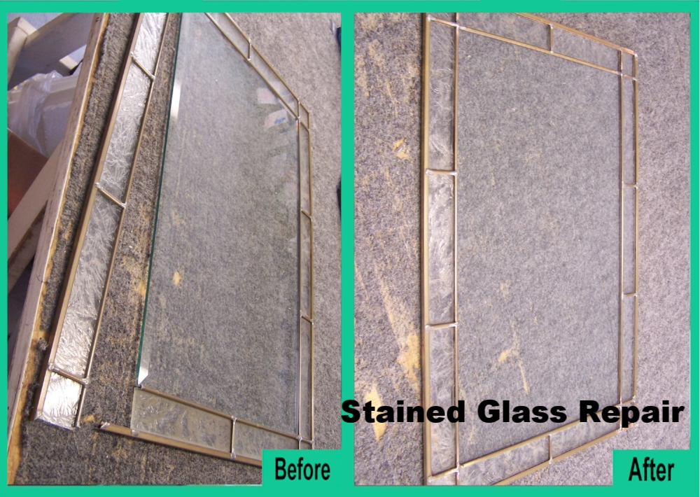Clear Stained Glass Repair