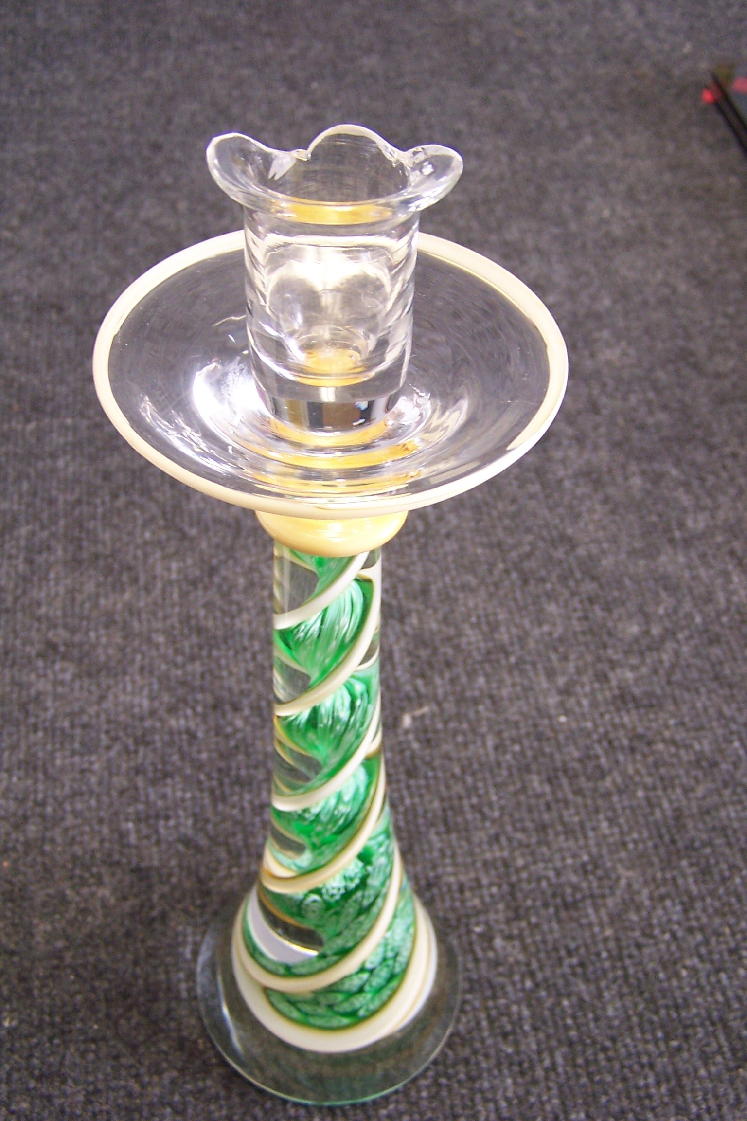 art glass candle stick after.JPG