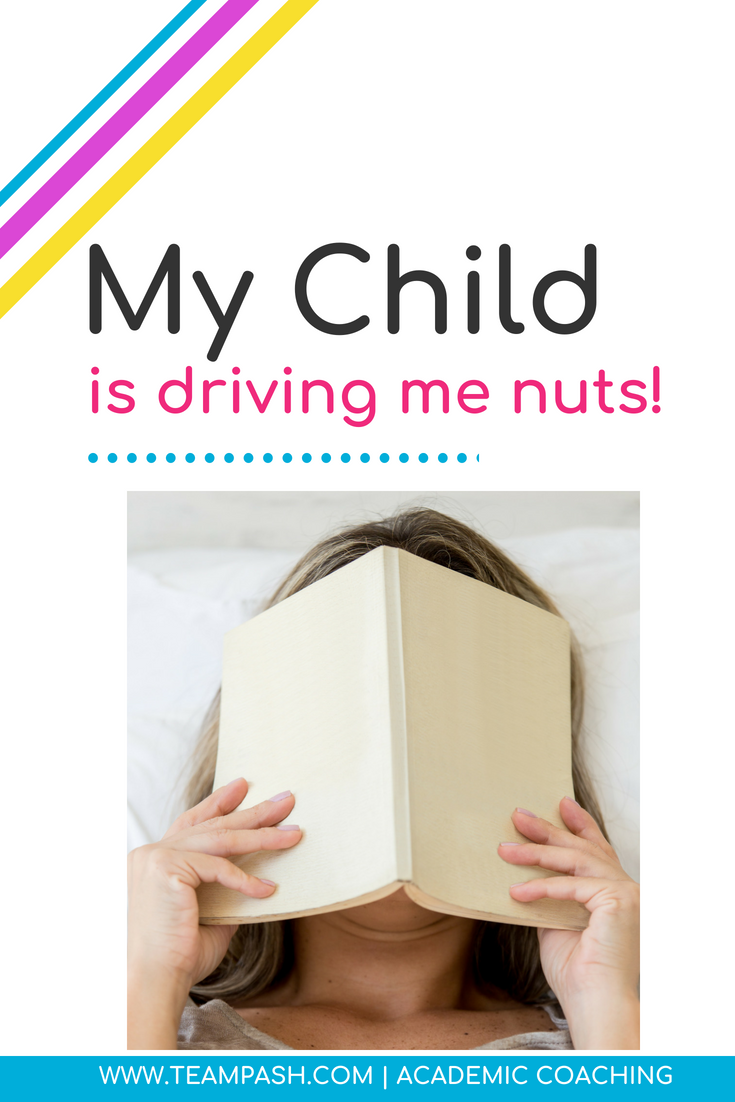 You might think your child is trying to drive you insane. However, what if your child did study, but studied the wrong way (study skills)? Or what if your child avoided studying because they felt they would fail (motivation/academic confidence)? What if your child had good intentions in cleaning their room, but lost sight of the immediate goal (goal directed persistence). As a parent, my initial reaction is frustration. I feel your pain, and trust me I have been there! However, if we choose to react with anger and frustration, our children might choose to react with anger or frustration. As an Academic Coach, I see the teachable moments. If we react with our gut, what is the child learning in the moment? Nothing. Marni Pasch Academic Coach, Team Pasch Academic Coaching www.teampasch.com