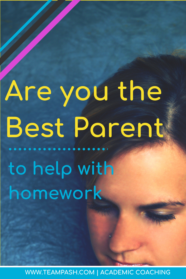 Being an awesome parent sometimes means sitting on the bench when someone can do the job better than you can. How do you know if you are the right parent for the homework job? Let’s look at some indicators. Get started here! Marni Pasch Academic Coach Team Pasch Academic Coaching #homework #studytime www.teampasch.com