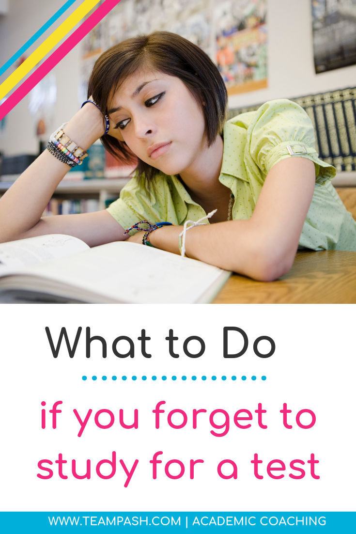 You forgot to study for a test - or you chose to wait to the night before a test - it happens. If you find yourself in finals, midterms or the night before a test, how do you bounce back if you let studying go to the last minute? Click here to hear some strategies (and tough love) for last minute test prep. Marni Pasch -Academic Coach Team- Pasch Academic Coach Podcast School Counselor Gone Rogue www.teampasch.com