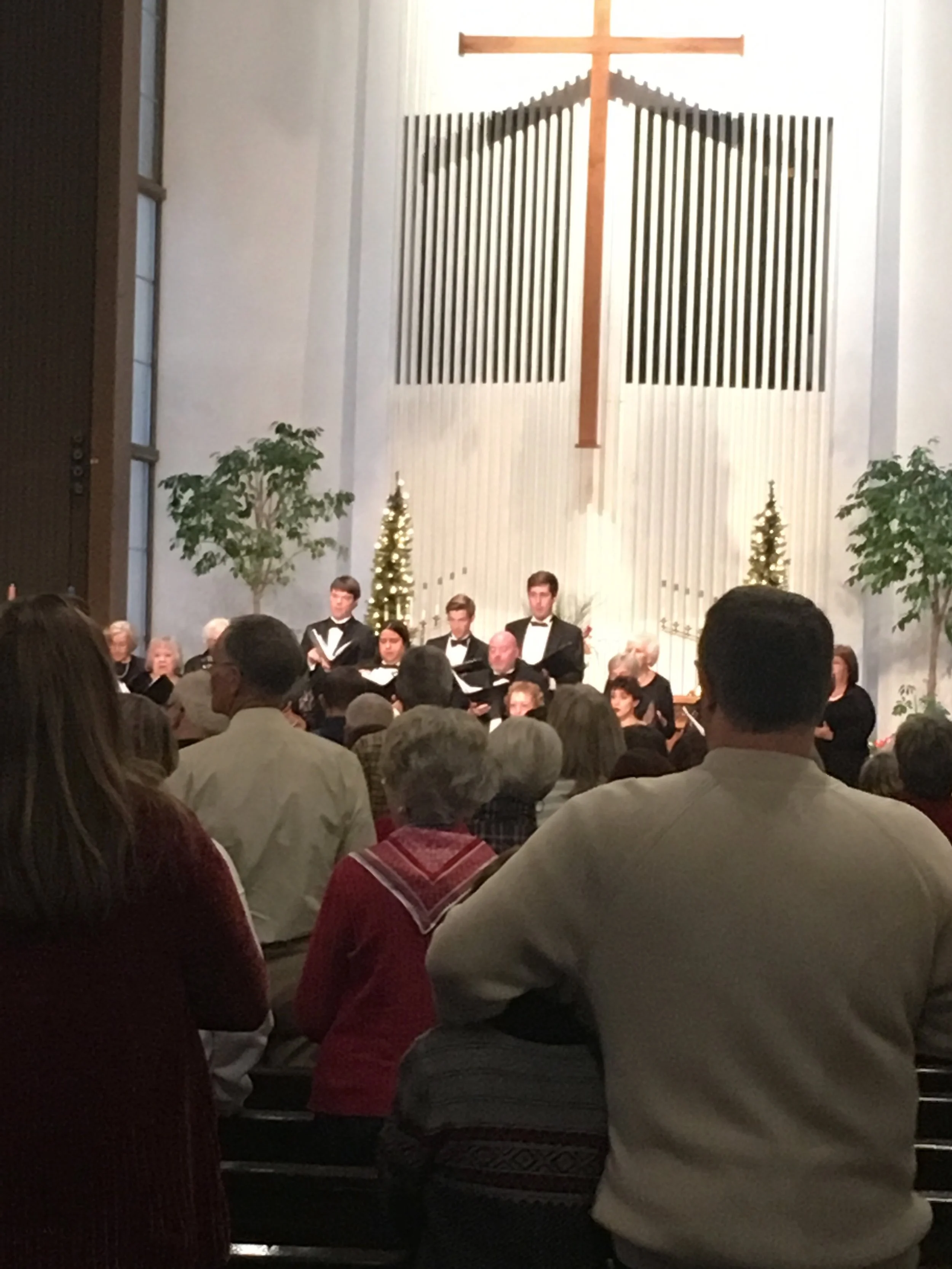 Enjoyed our church’s annual Christmas concert. Superb!