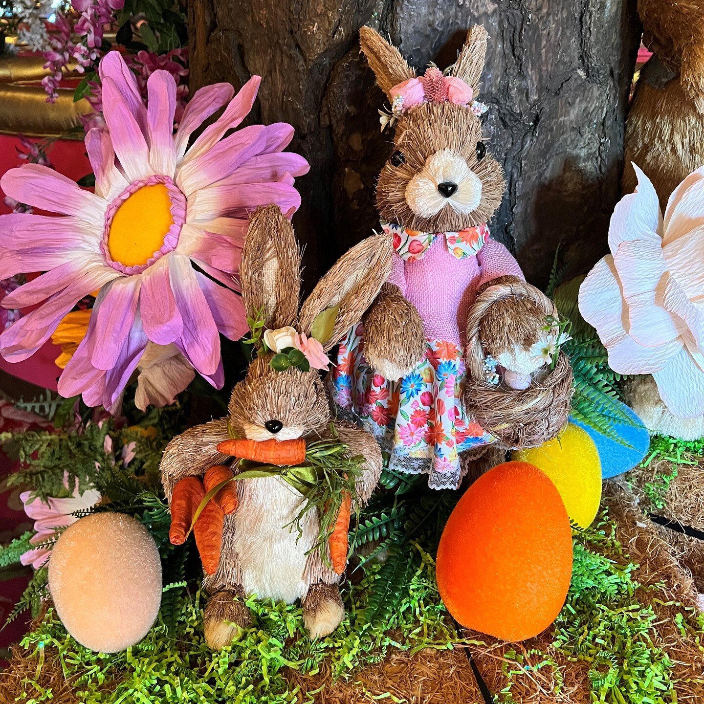 🐰Happy 1st Day of Spring🐰
Easter Decor will be up until the first week of April. Hop on in before the bunnies disappear.

The beloved Peeptini is back, now through March 31, 2024! Tin City Vodka, strawberry puree and pink lemonade. Topped off with 