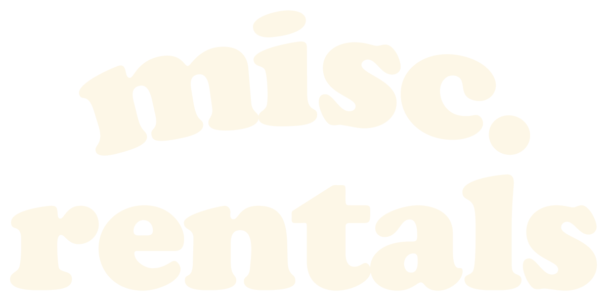 Miscellaneous Rentals 