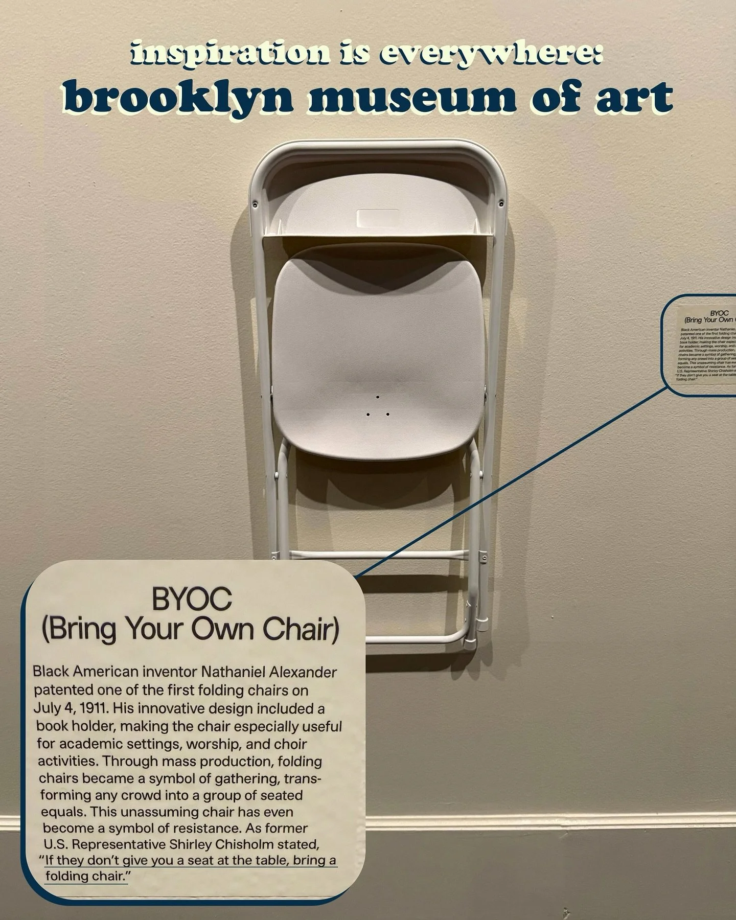Wandering through the @brooklynmuseum and stumbled across this little piece. A lovely reminder just how lucky we are to be in the business of gatherings. To support communities. Deck out celebrations. Equip places of learning and sharing. Even with s
