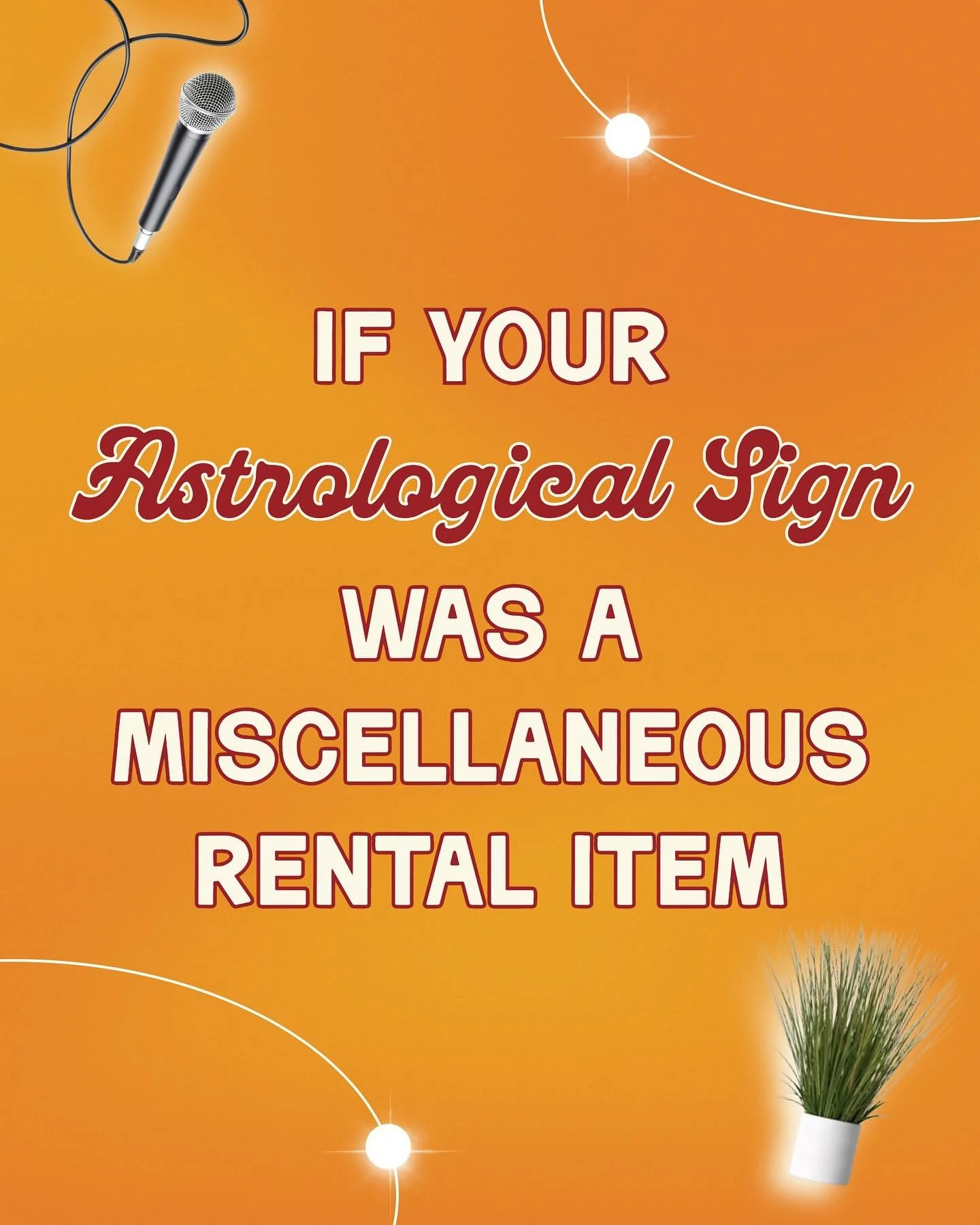 You and Us? It&rsquo;s written in the stars, honey 😮&zwj;💨 
.
.
.
#eventrentals #astrology #horoscope #partyrentals #atx