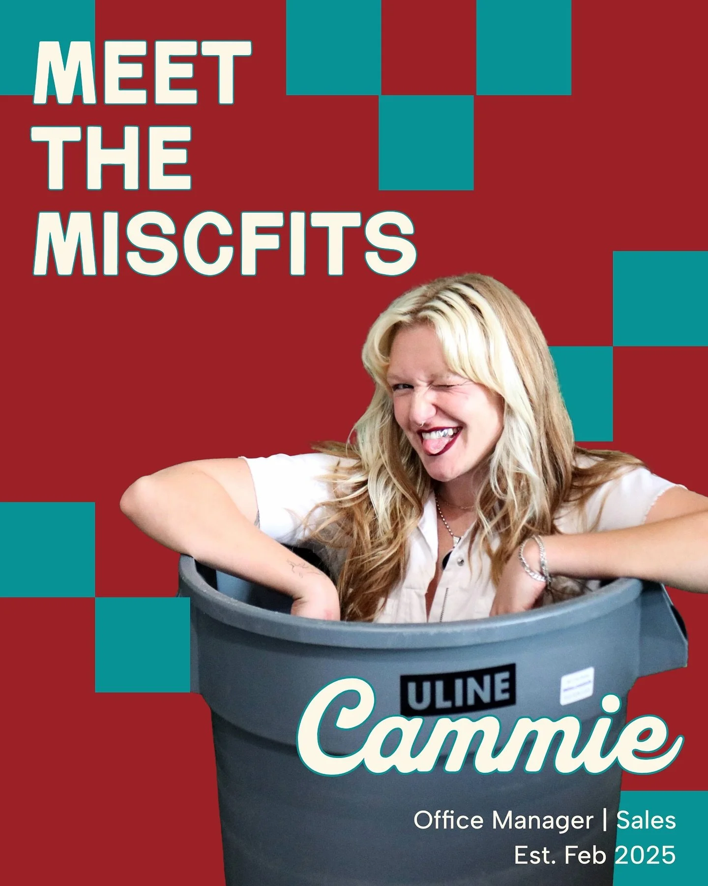 Who could be better to kick off our Meet the Miscfits series with than the fabulously incomparable CAMMIE!!! This woman is unmatched. From her style and infectious energy to her lovely way with clients, we&rsquo;d be lost without this bundle of joy. 