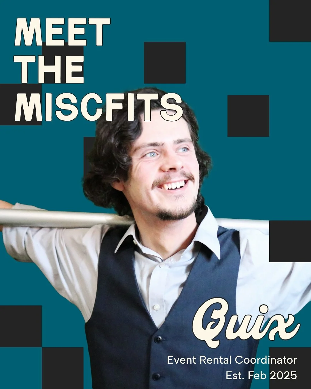 Despite having a resonant, booming voice destined for VO work, Quentin chooses to grace Misc. with his calm and hardworking presence every day 🤩 What a gift!!! Swipe to get to know this sweetie pie guy. Play your cards right and he might play a boar