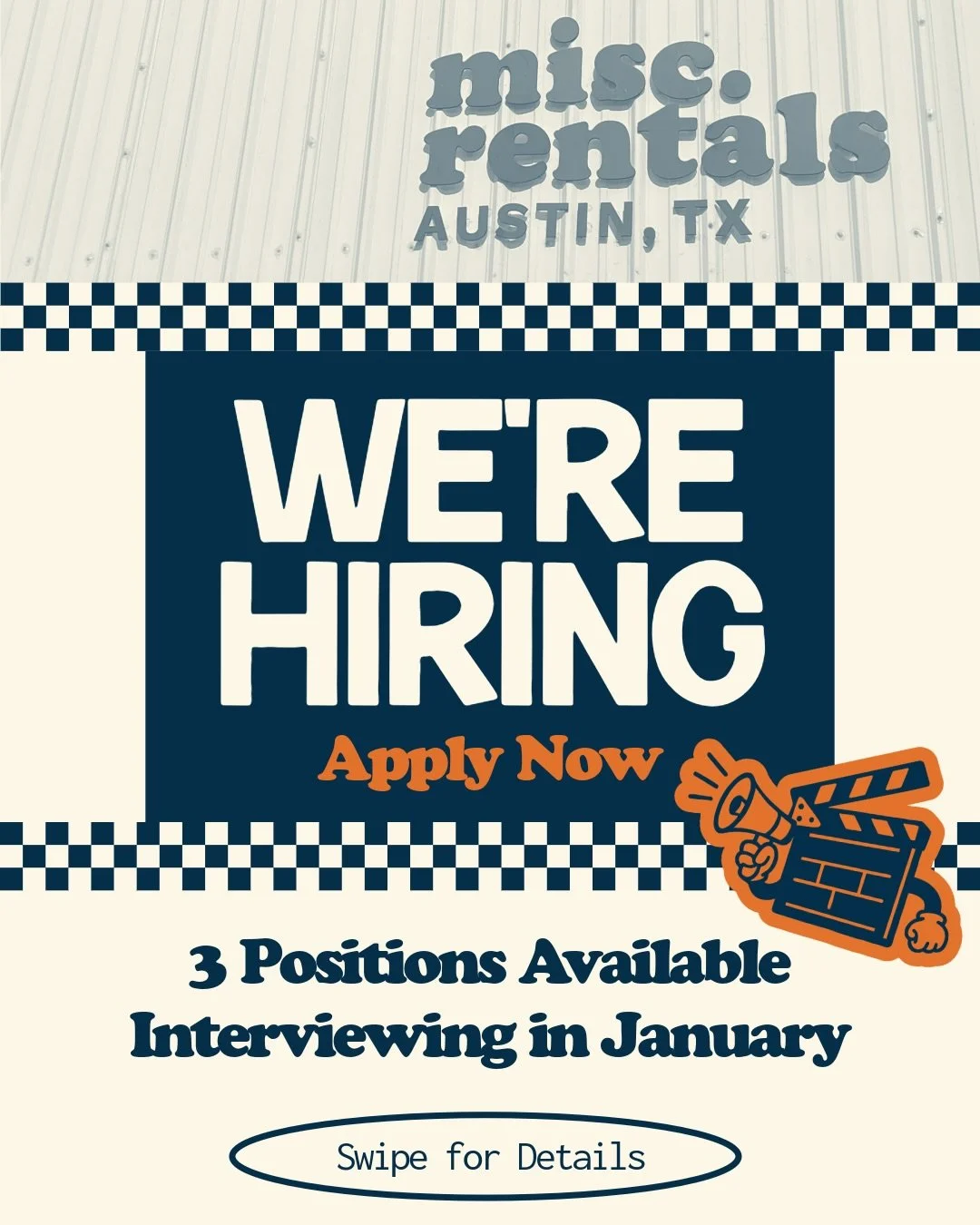 Looking for a new job in the new year? We&rsquo;re hiring! 3 great positions, 1 fabulous team. If you&lsquo;re interested in joining our crew📍apply via the link in our bio! Interviews kick off in January. Can&rsquo;t wait to meet you 😎
.
.
.
#hirin