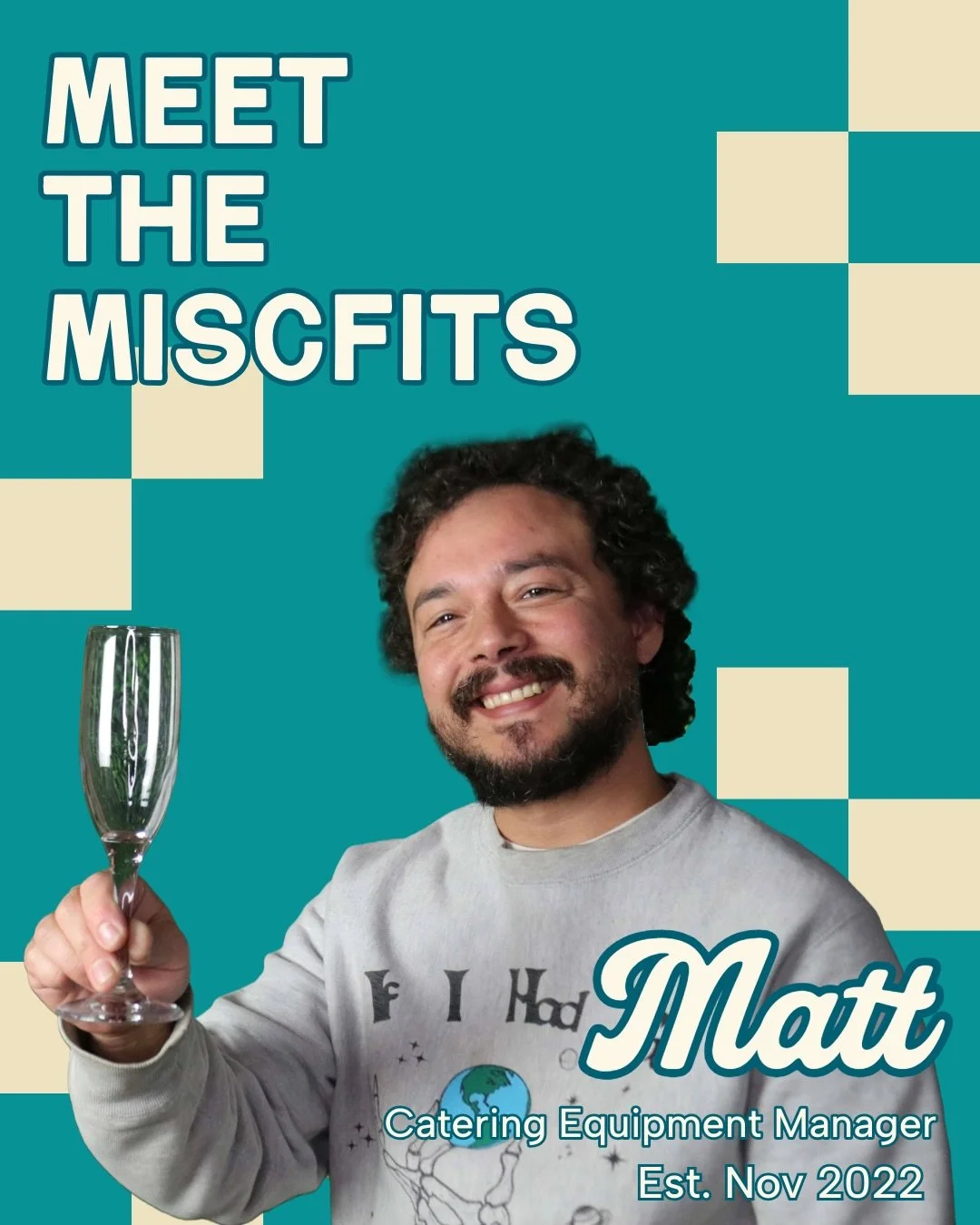 He comes like an elf in the night and ensures all the dishes are cleaned and packed right!! Meet our catering equipment manager, Matt. He&rsquo;s such a valuable asset to our team. You may not always see him around, but if you work with Misc, you&rsq