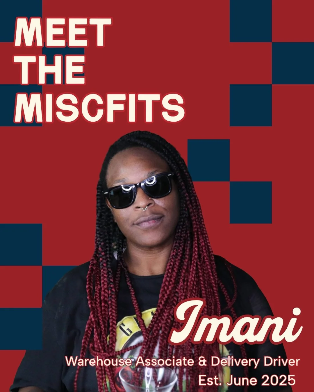 She can&rsquo;t stay away from us! Imani is an OG Misc employee and overall bada$$. Dazzling smile? Check. Incredible work ethic? Check. Attention to detail? Check. Not to mention, she brought Q1 into the fold. She&rsquo;s pure magic. 🪄 
.
.
.
#ware