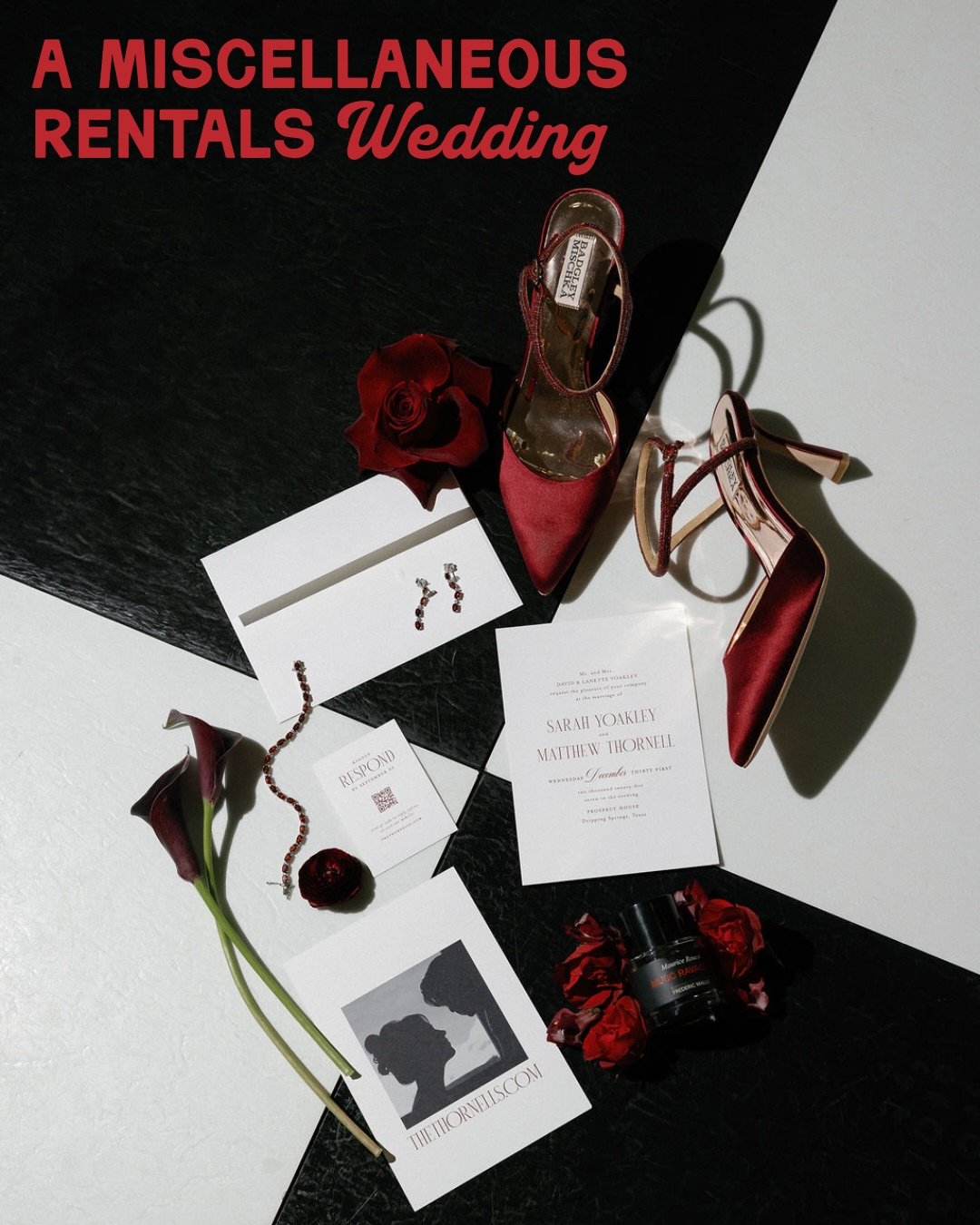 Rang in the new year with one for the books 🪩 From lighting the ceremony to setting the table, Miscellaneous was all over this wedding in the best way possible. We delivered to the venue, installed and stayed flexible on headcount until 48 hours out