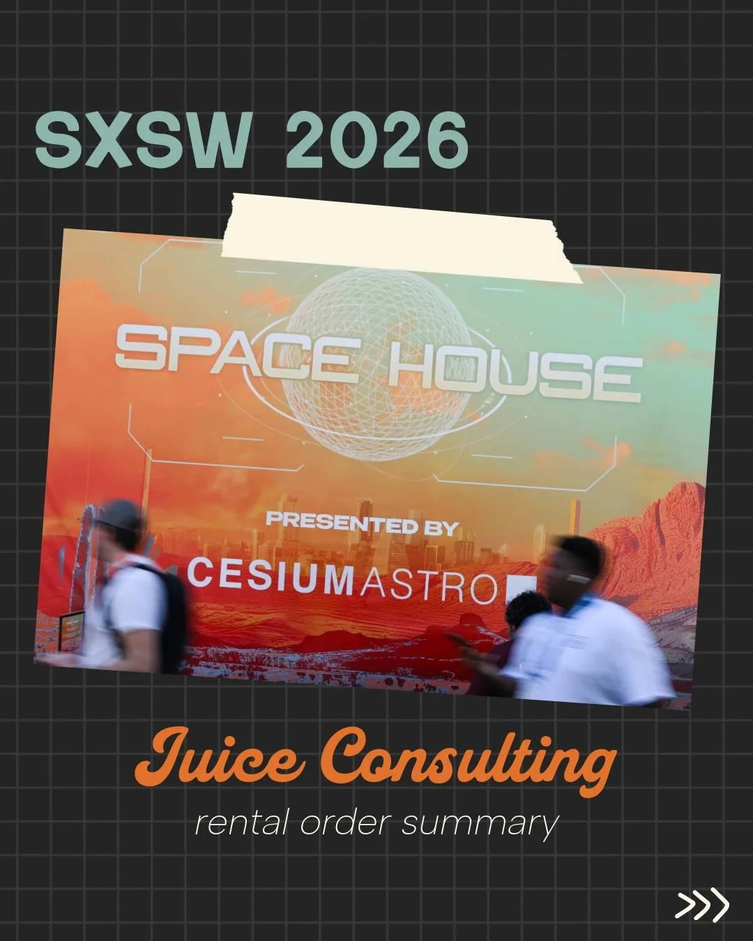 South By never misses. Space House (Powered by @juiceconsulting) was a hit 🚀 a venue built for panels, activations and mingling. Tucked into the chaos of SXSW, it became a hub for education, exploration and a steady flow of out-of-this-world moments
