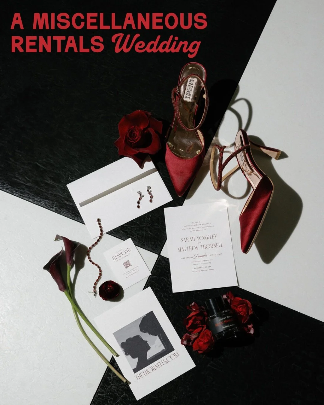 Rang in the new year with one for the books 🪩 From lighting the ceremony to setting the table, Miscellaneous was all over this wedding in the best way possible. We delivered to the venue, installed and stayed flexible on headcount until 48 hours out