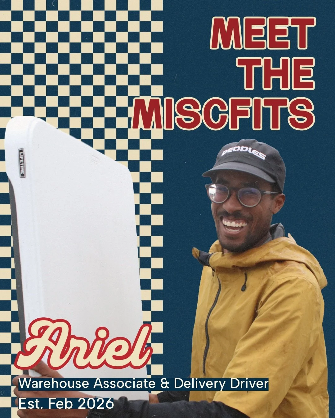 It just keeps getting better! Our merry band of Miscfits has grown in 2026 and we couldn&rsquo;t be happier. Meet Ariel - a joyful, hard working and incredibly valued addition to our warehouse team. He jumped right in and brought a whole lot of enthu