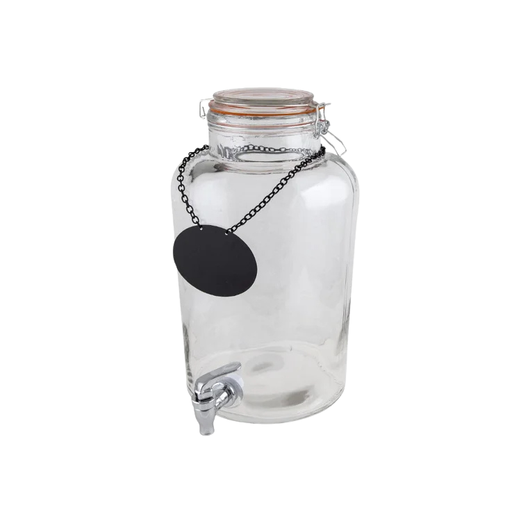 Rustic Glass Beverage Dispenser