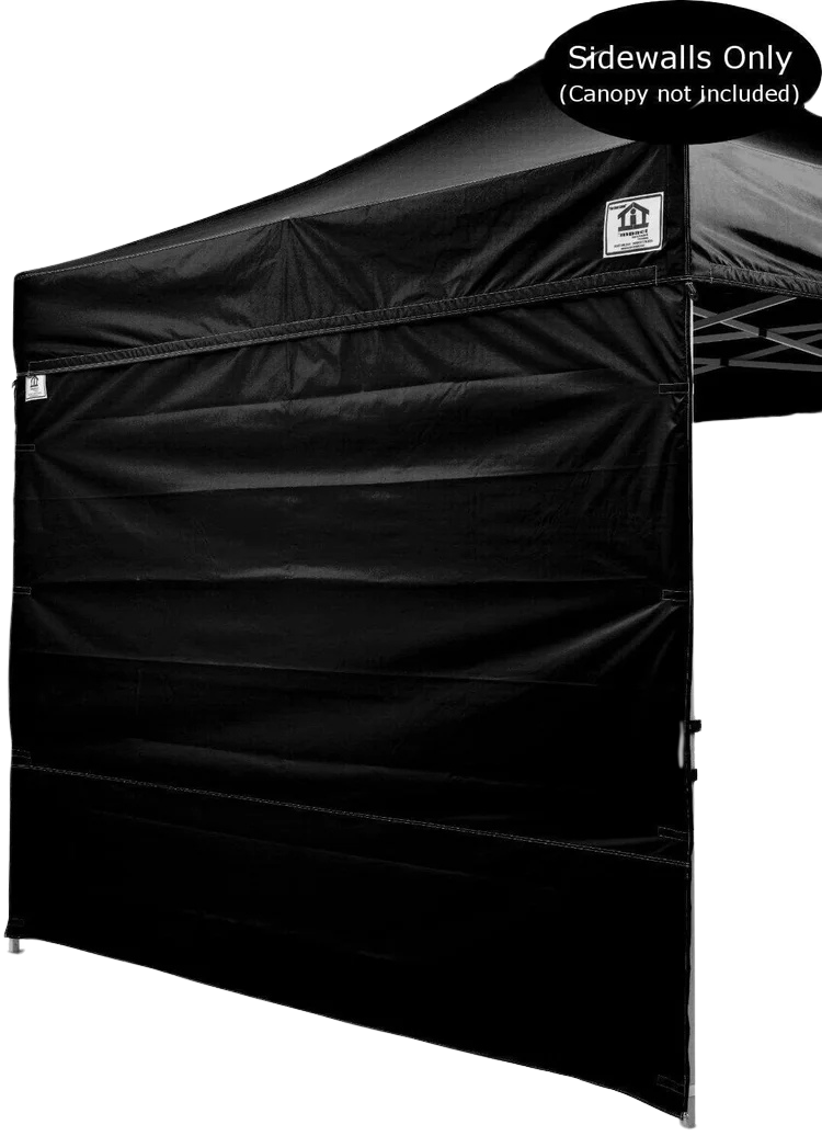 10' x 10' Black Pop-up Tent Sides