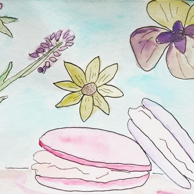 A charming watercolor done by sweet Yanni, a high school student who runs the website for the Fox Point Farmer&rsquo;s Market. 
This market opens Saturday June 20th through October, 8am-noon. This is my favorite market, small but well curated&mdash;a