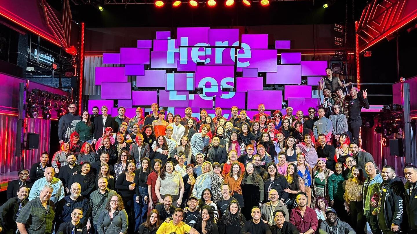 A beautiful end to a 5 month run of Here Lies Love with some of the most amazingly talented humans on the planet . Grateful to David Byrne, the cast, crew, my musical compadres, all the producers, and of course the audiences which included friend&rsq