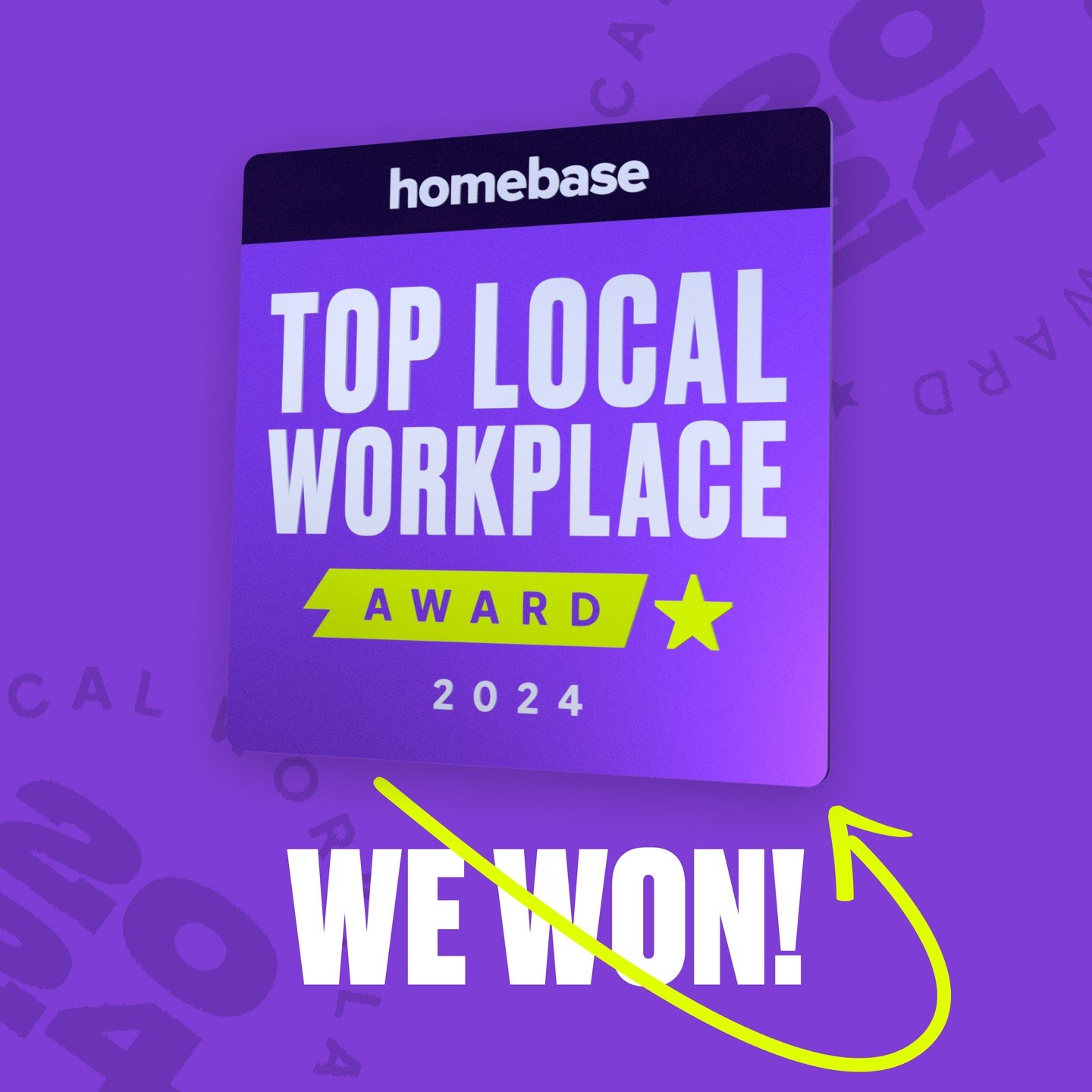👏National Small Business Week👏
feels like the perfect time to share that we&rsquo;re winners of the @homebase Top Local Workplace Award. Congrats
to our fellow small businesses on this
well-earned win. #Homebaseawards
#shopsmall #smallbiz #hustle
#