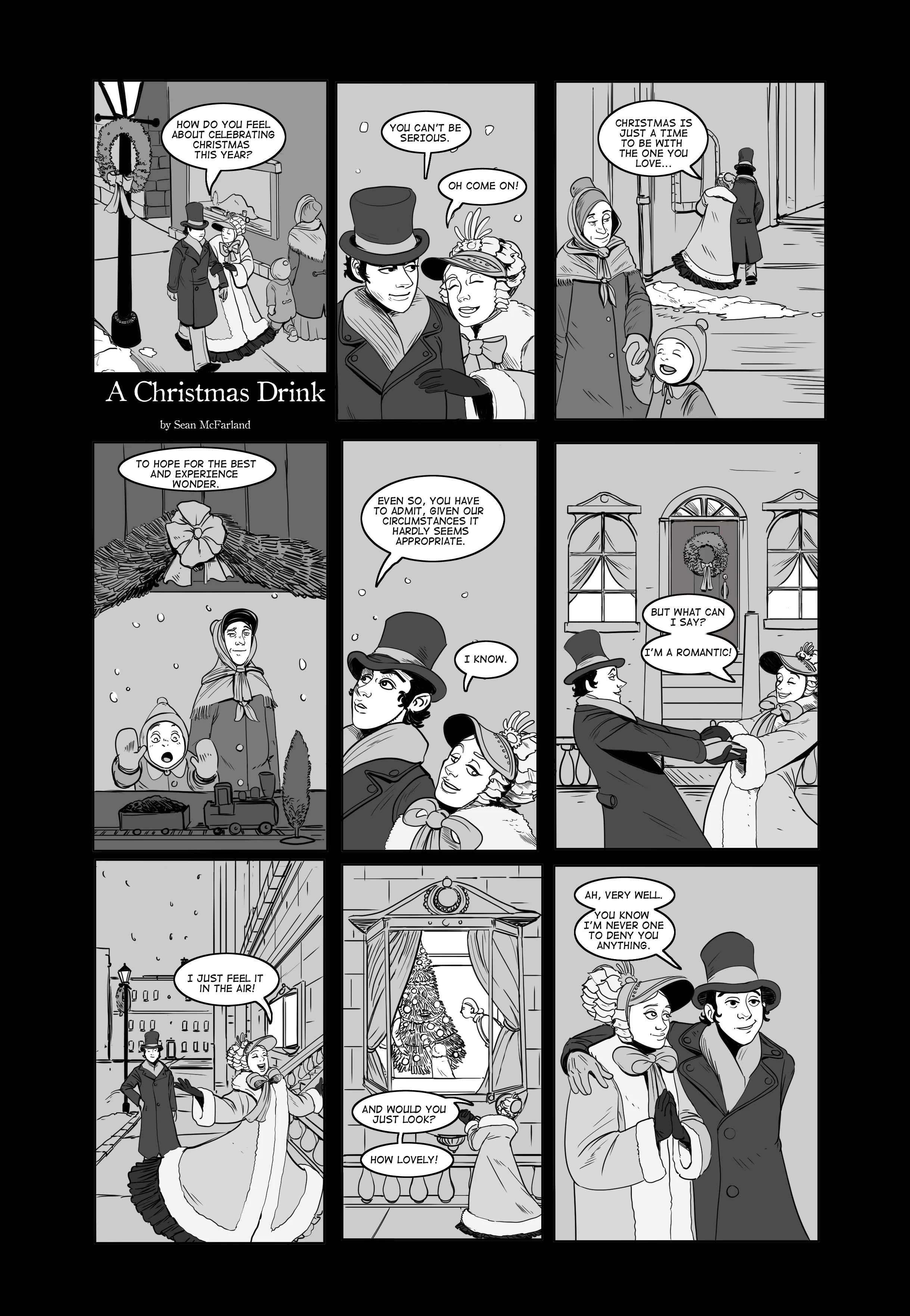 Sample of a story for the Tomb of Horror Christmas Anthology (pg.1)