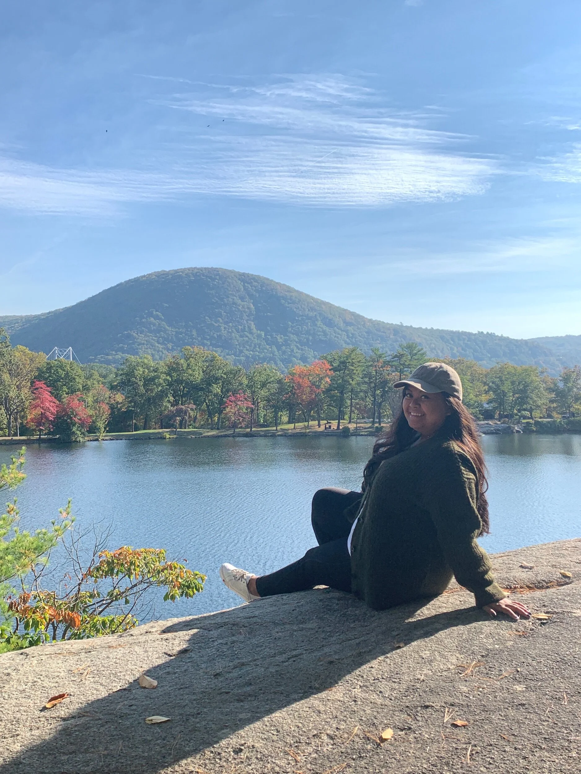 We started off our morning at Hessian Lake. Unfortunately the peak of Bear Mountain wasn’t open when we went.