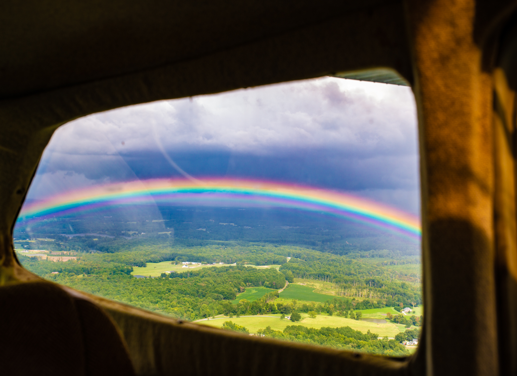  On Wednesday, Sept. 12, 2018, Steven Watkins, one of the longest-tenured flight instructors in the U.S., flies above Person County, N.C. He has clocked over 9,000 hours flight instructing – one of about one hundred in the country with this kind of a