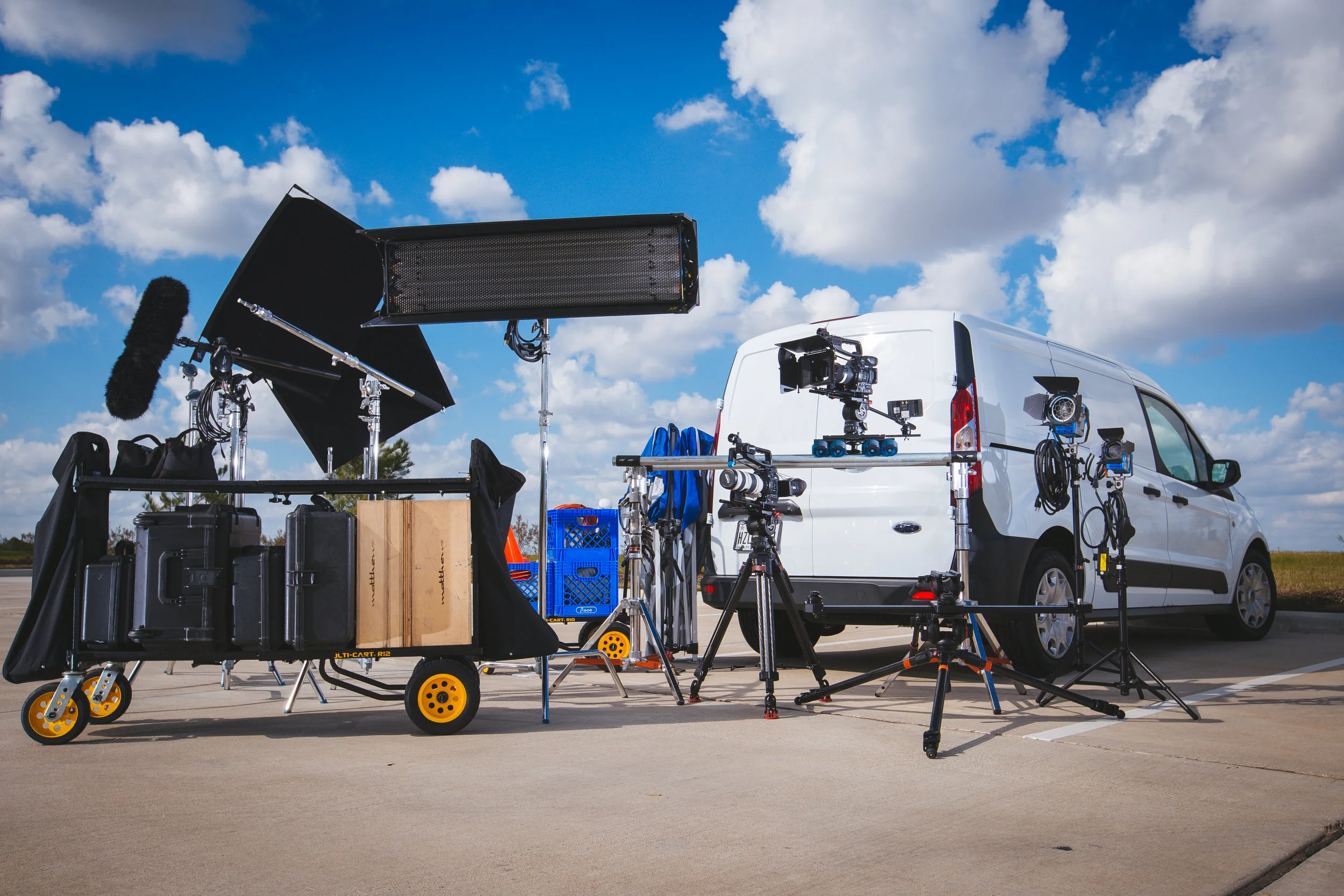 All of this equipment has been operated by a 2 man team at some point in our Production business history. That's another story waiting to be told.