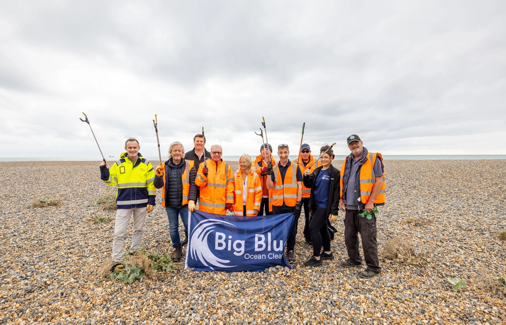 Autumn Beach Cleanup at Newhaven