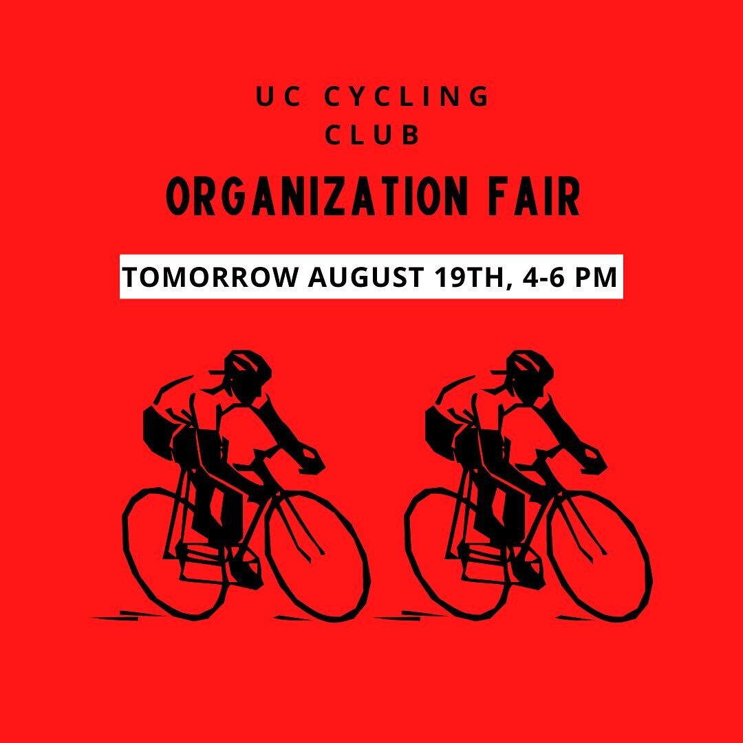 Want to learn about UC Cycling before the first meeting? Come check out our table at Nippert Stadium tomorrow! Also if you're already interested in joining UC Cycling fill out our interest form (link in bio)!