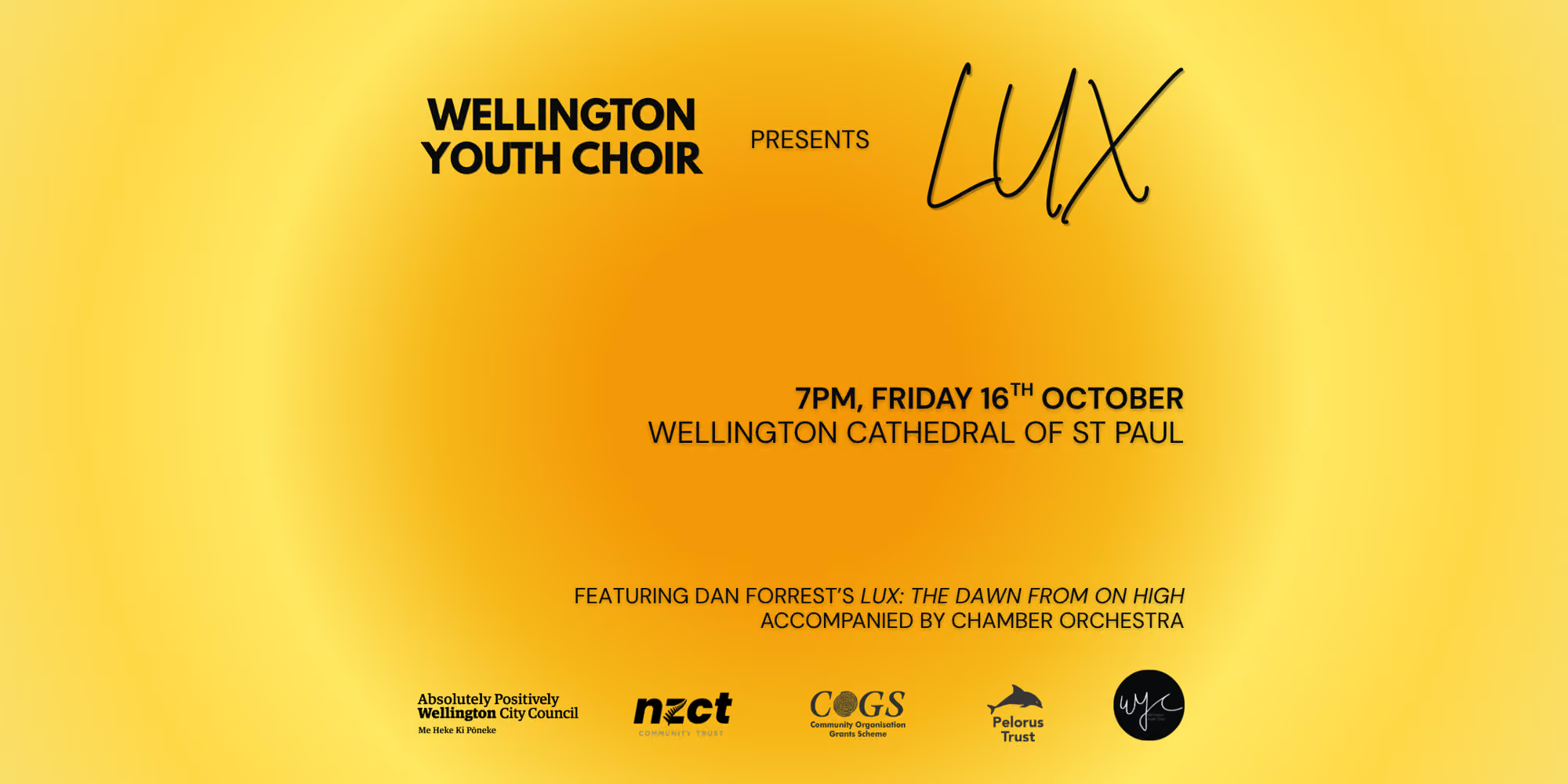 LUX: A Wellington Youth Choir Concert