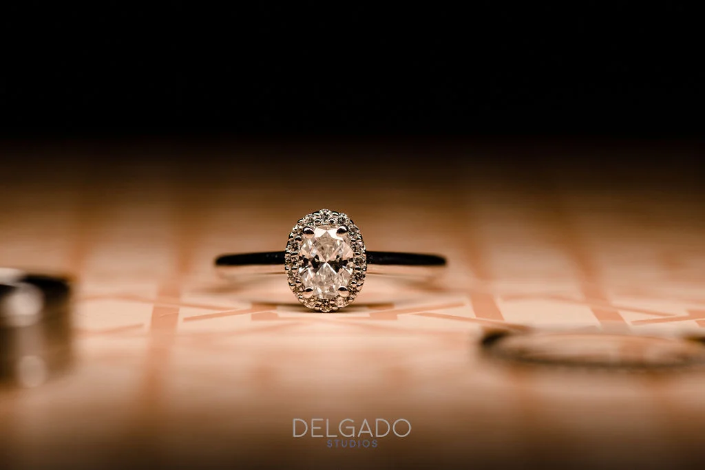 Oval Halo Engagement Ring