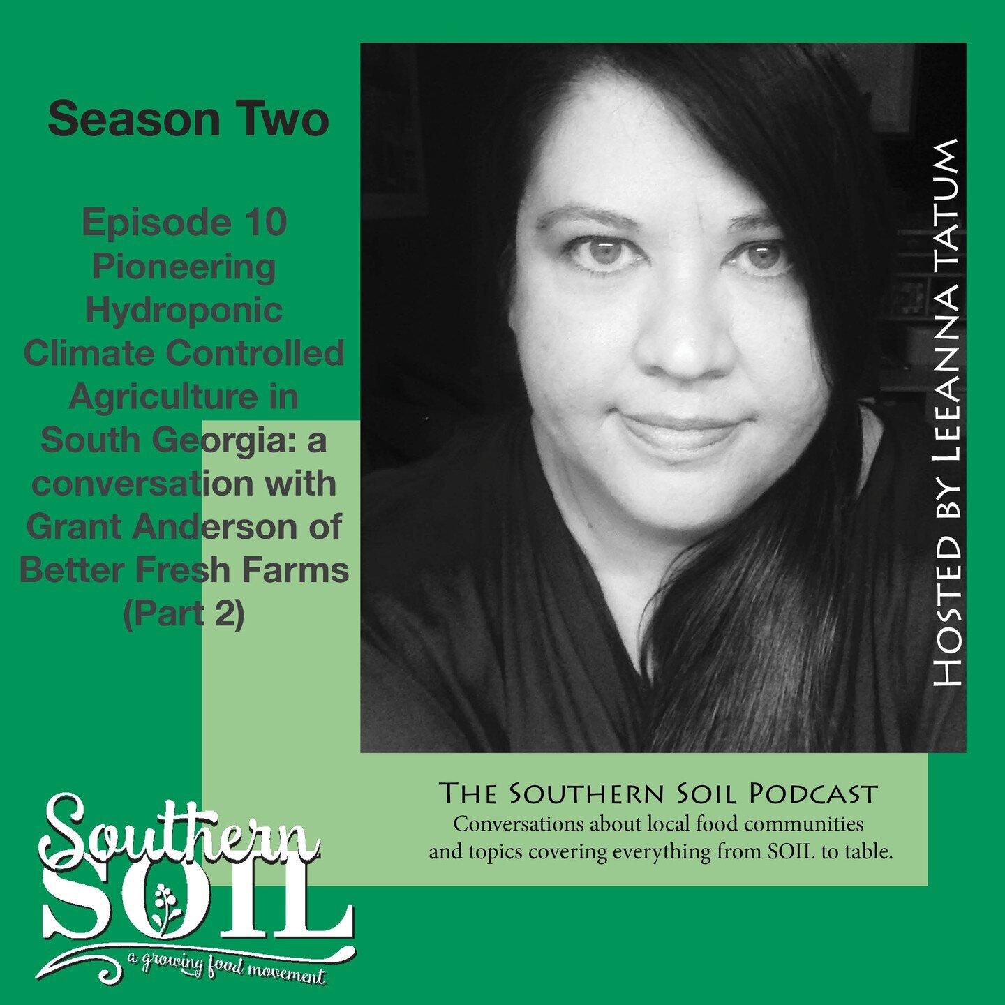 Be sure to check out the latest episode of @southern_soil_podcast with Grant Anderson of @betterfreshfarms ! 
This is the second of a two-part conversation about sustainable agriculture and hydroponic farming in climate-controlled modified shipping c