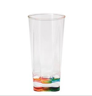 Rainbow Reflections Acrylic Wine Glass –8oz
