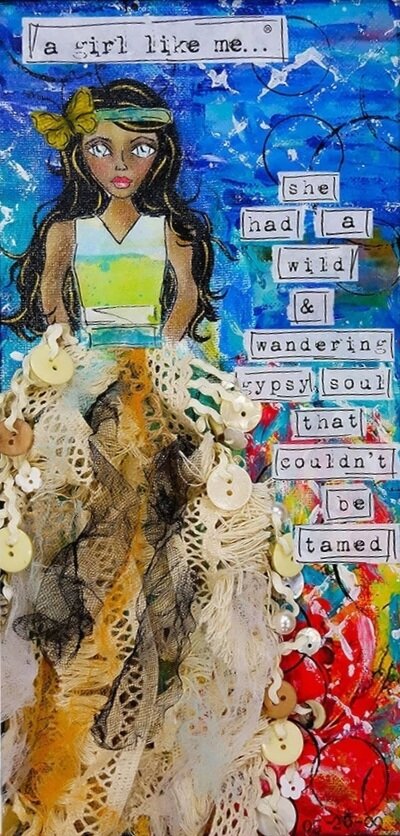She Couldn't Be Tamed - Greeting Card