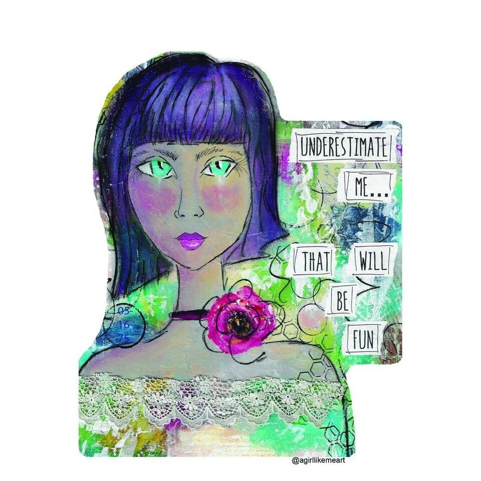 Underestimate Me That Will Be Fun - Die-Cut Sticker $5.95