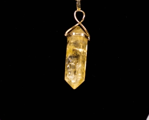 Swirl Top Citrine Double Terminated - Silver.PNG