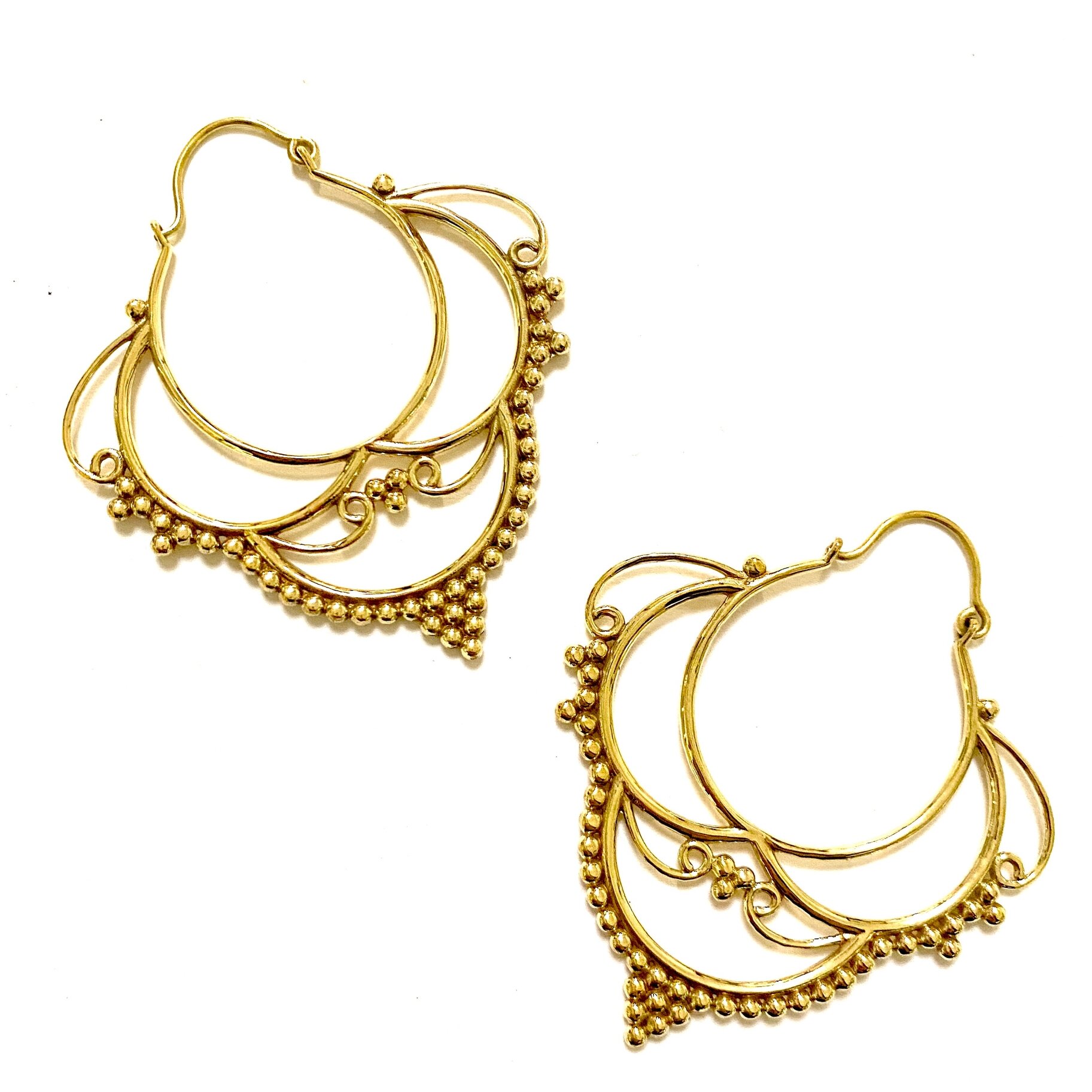 Boho Gal Urbi Brass Earrings