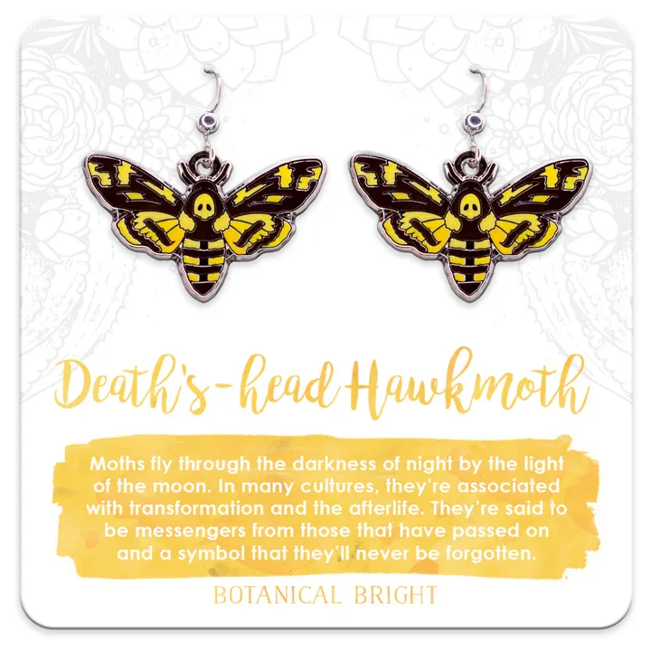 Botanical Bright - Death's Head Hawkmoth