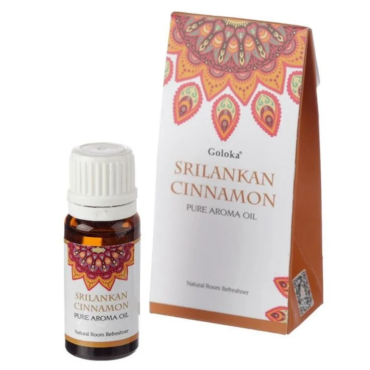 Goloka Srilankan Cinnamon Aroma Oil 10ml - 1/3 Fl.oz.