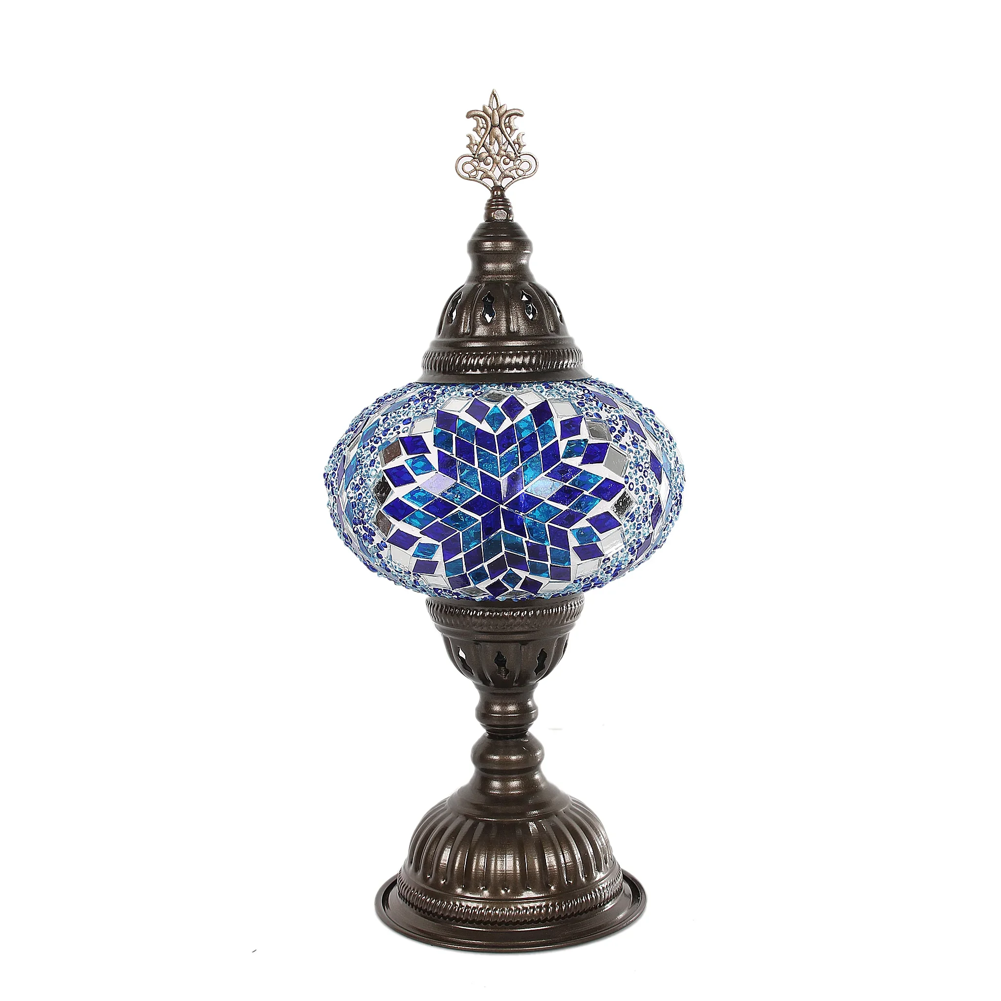 Turkish Mosaic Table Lamp - Blue