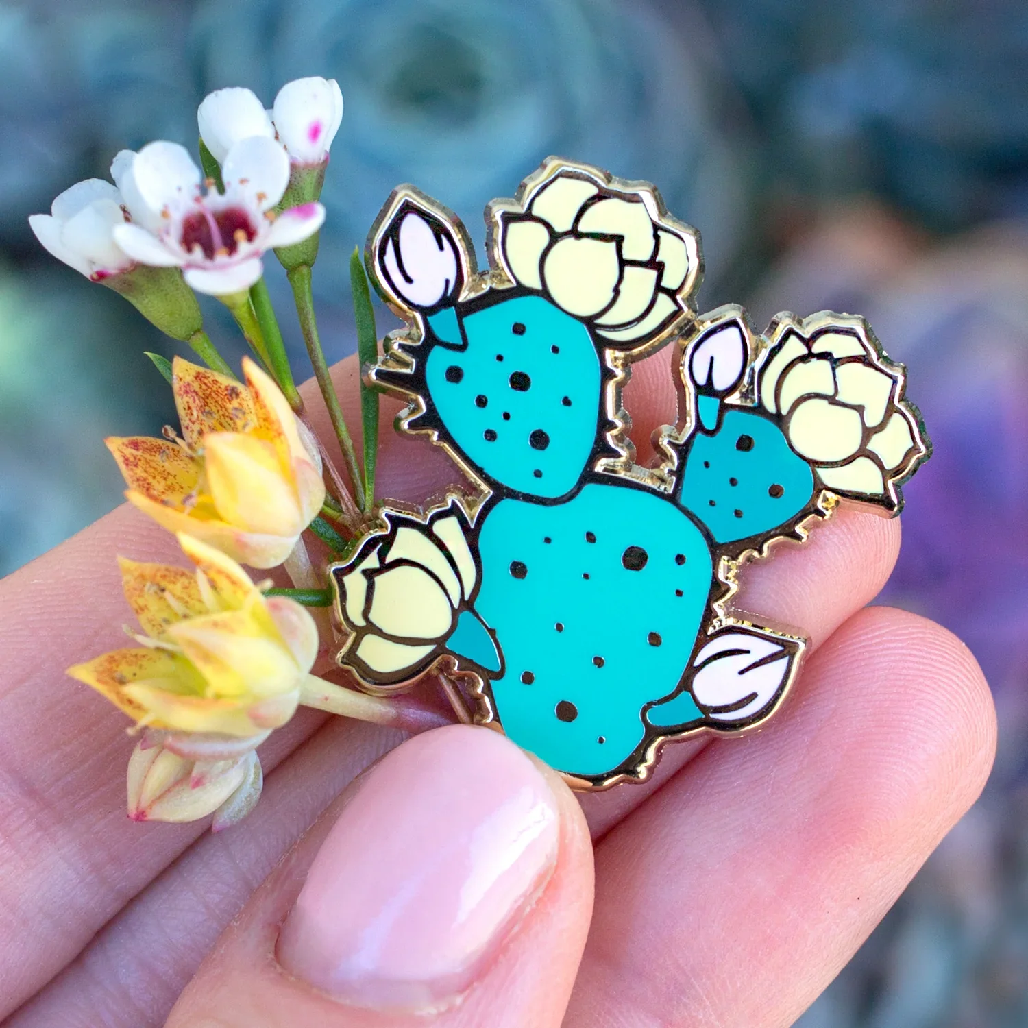 Botanical-Bright-Blooming-Cactus-Opuntia-Enamel-Lapel-Pin-2.webp