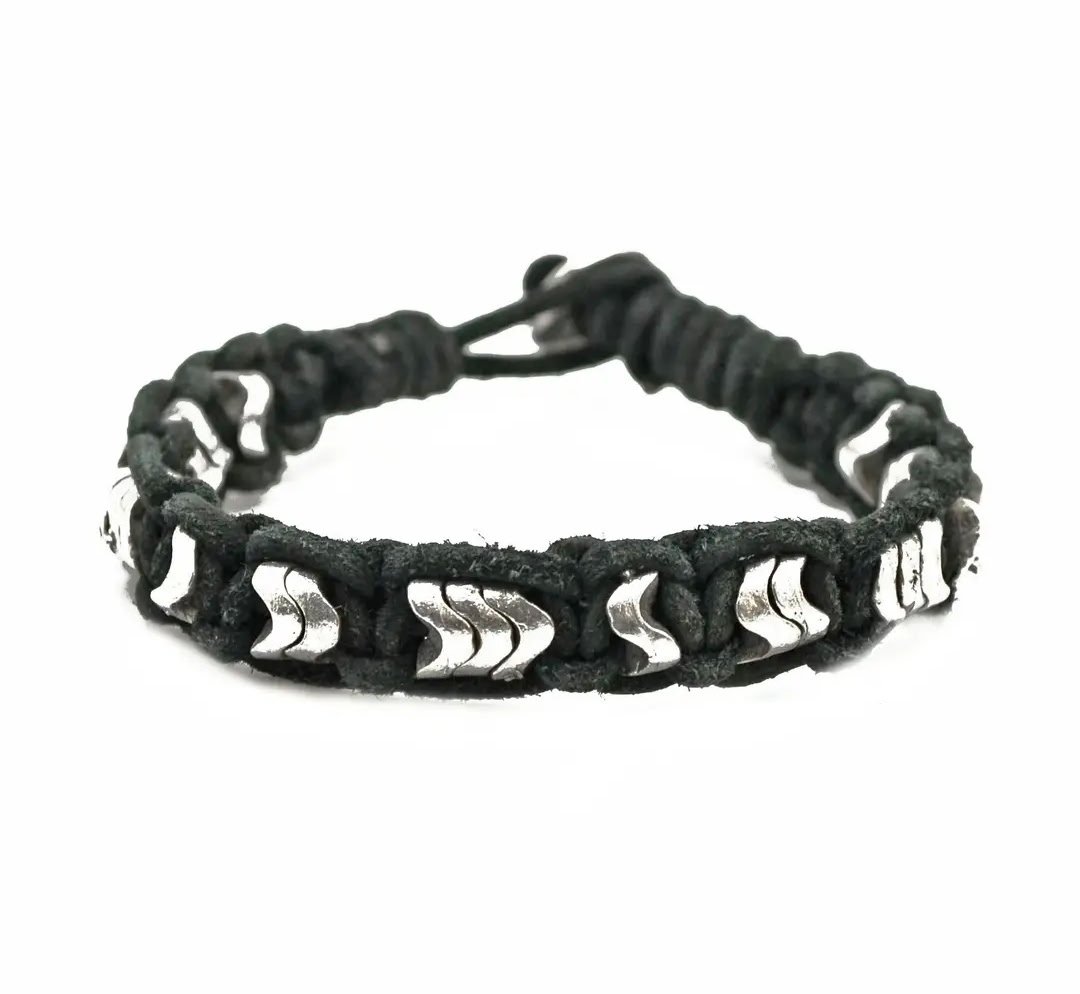 Anju Woven Leather Bracelet