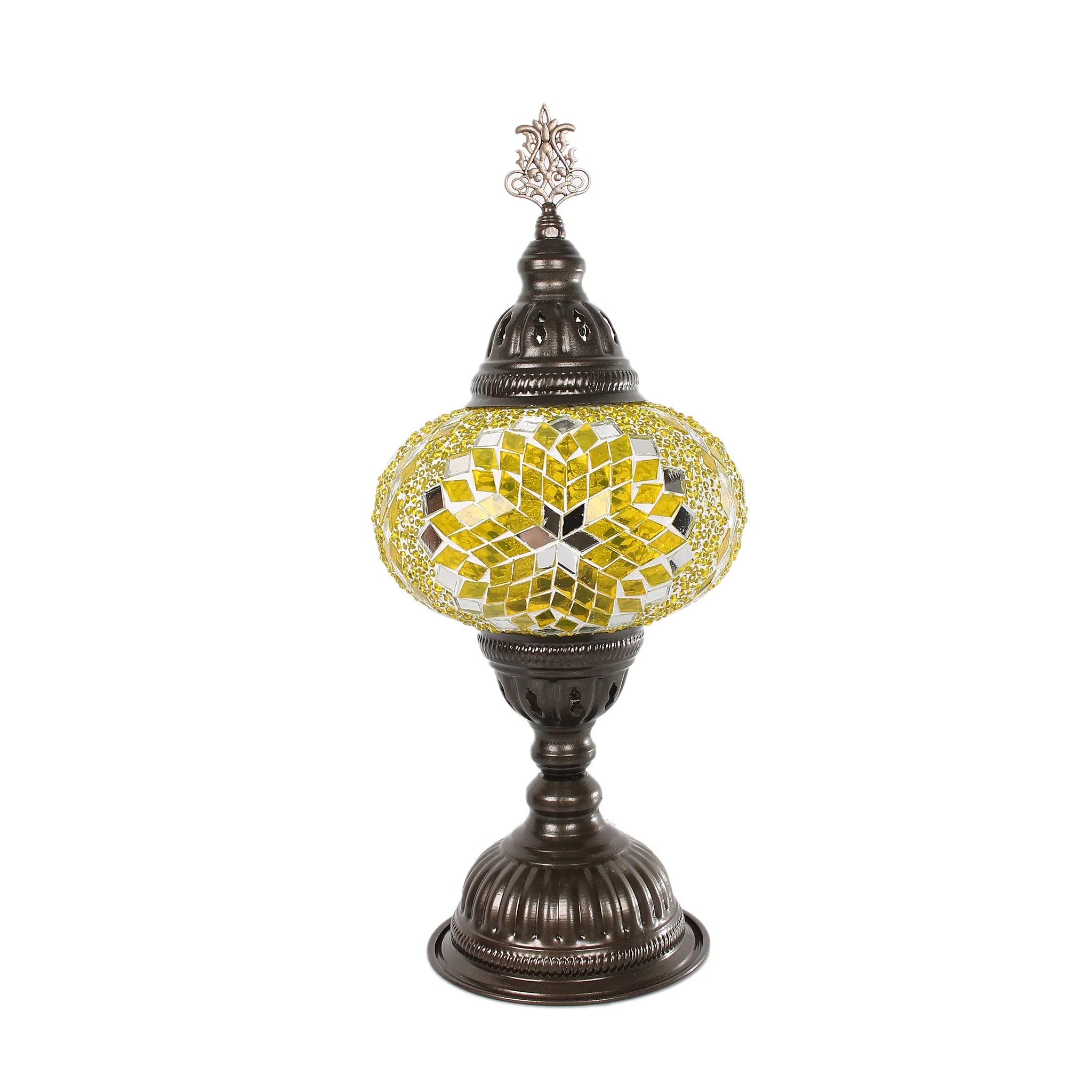 Turkish Mosaic Table Lamp - Yellow