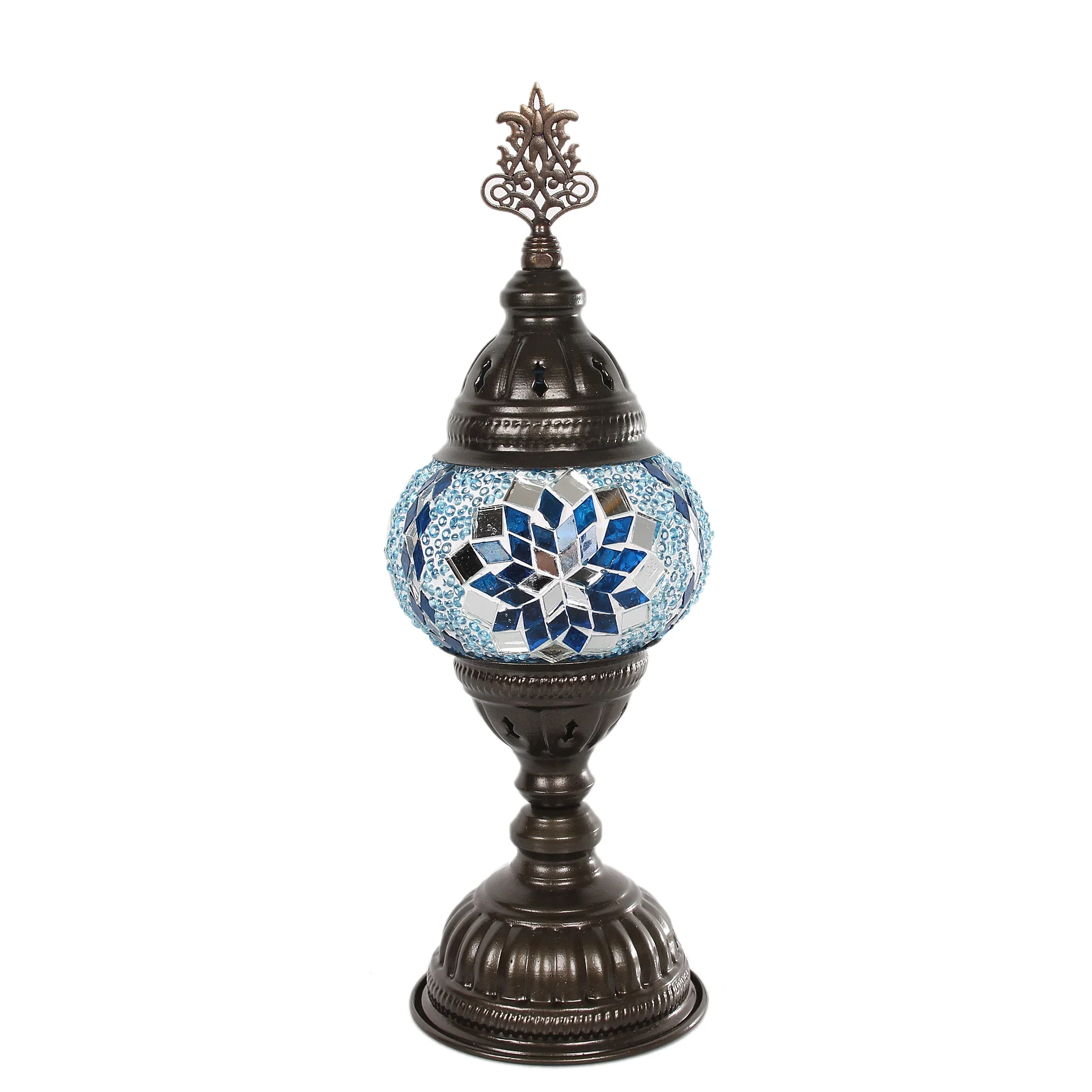 Turkish Mosaic Table Lamp - Blue Small